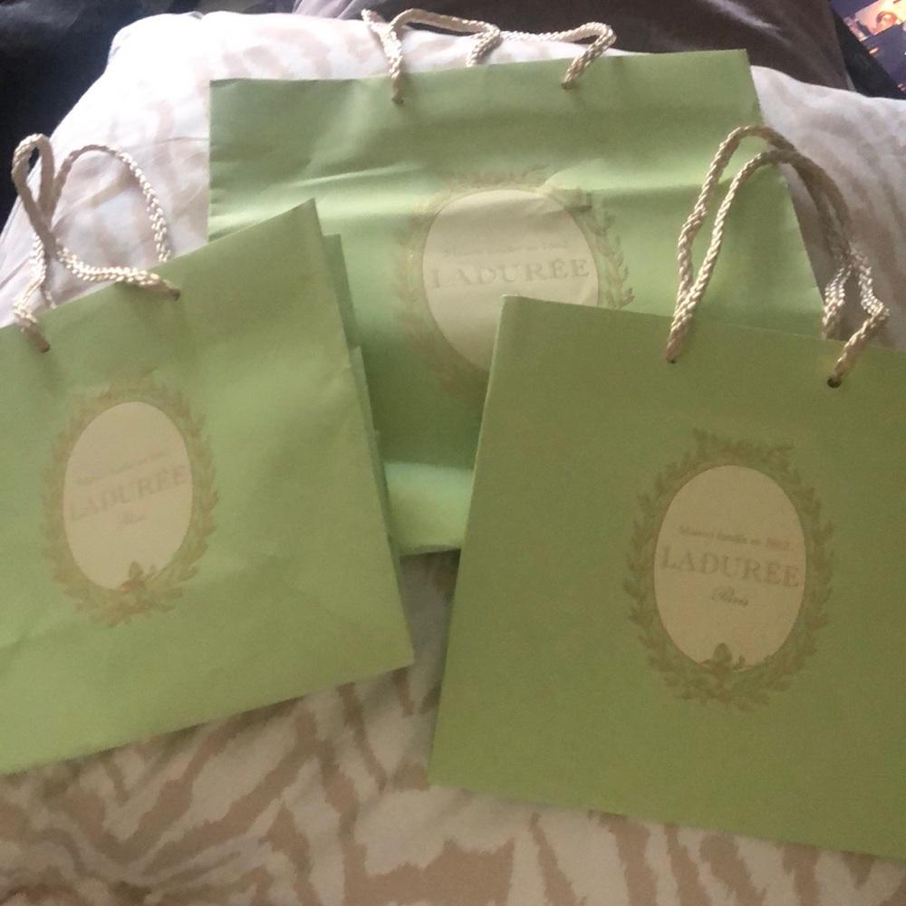 Laduree  macaron @laduree collectible gift bags